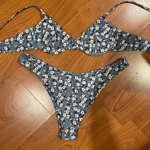 Shein floral bikini